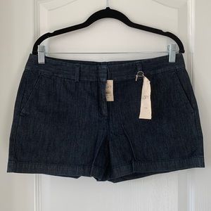NWT LOFT Dark Rinse 3.5” Inseam Jean Shorts Size 10P